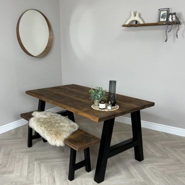 Alexandra A Frame Rustic Dining Table