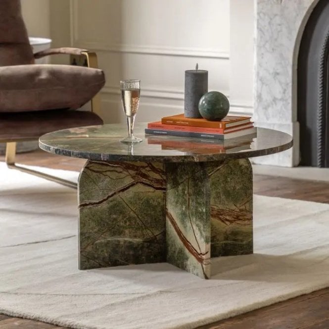 Alexandria Marble Coffee Table - Ember