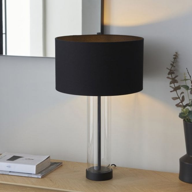 Alicia Black Table Lamp