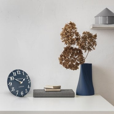 Arabic Thomas Kent Mantel Clock - Ink