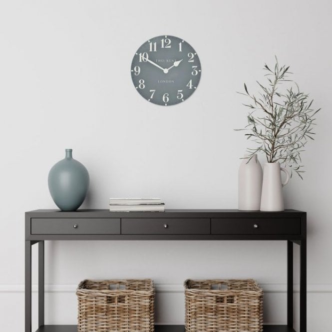 Arabic Thomas Kent Wall Clock - Faux Blue