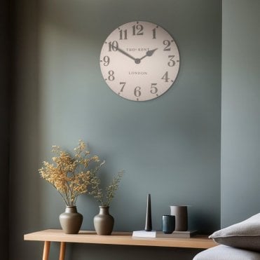 Arabic Thomas Kent Wall Clock - Shy Pink