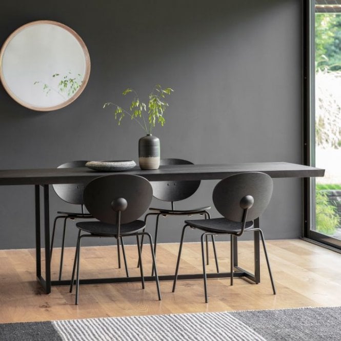 Black 8 Seater Dining Table