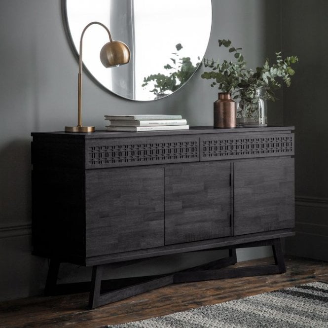 Black Detailed Sideboard