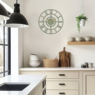 Bright Star Thomas Kent Wall Clock - Olive