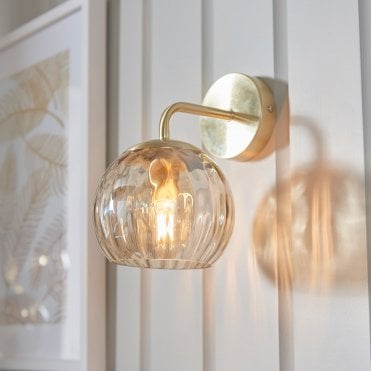 Brushed Brass Dimple Light