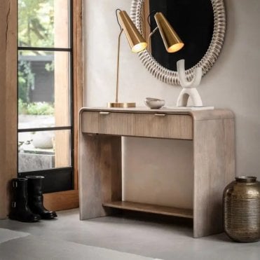 Calia Fluted Console Table