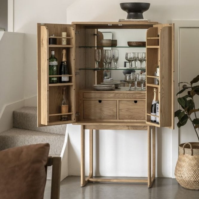 Callie Wooden Drinks Cupboard