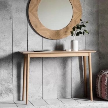 Chevron Console Table