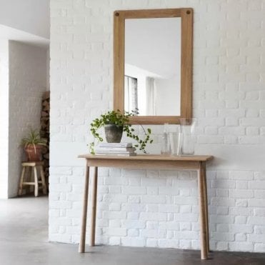 Clara Oak Console Table