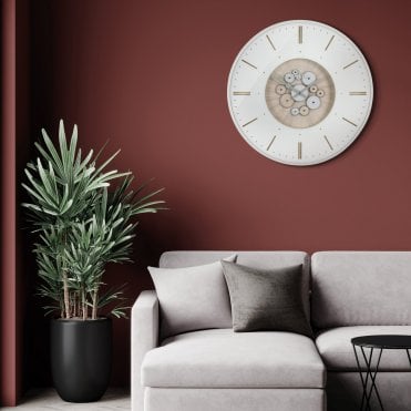 Clocksmith Grand Cog Thomas Kent Clock - Ivory