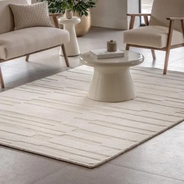 Cream Tufted Rug