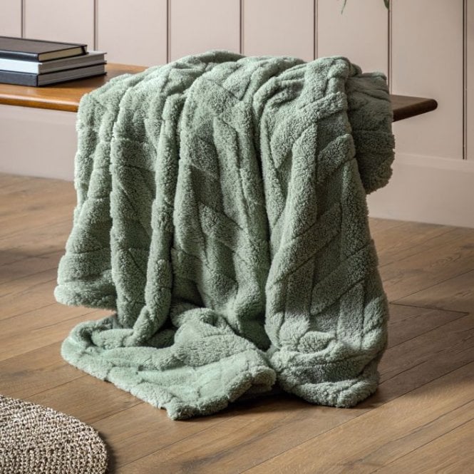Cross Knit Throw