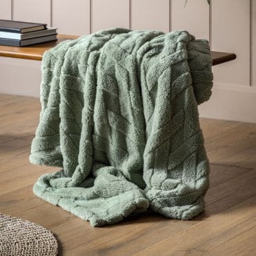 Cross Knit Throw