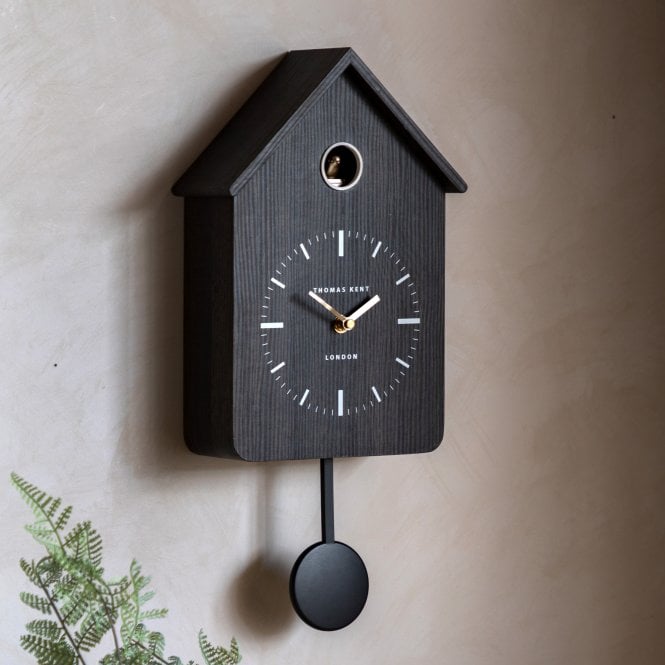 Cuckoo Thomas Kent Clock - Charcoal