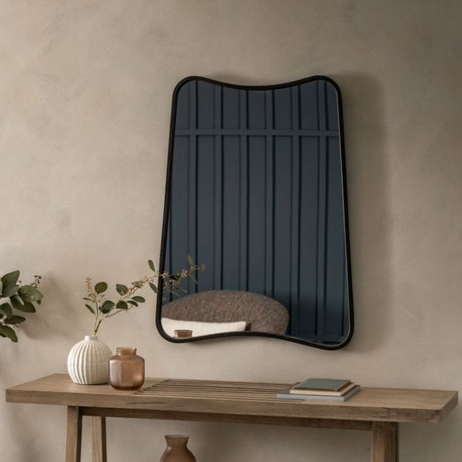 Curva Black Small Mirror