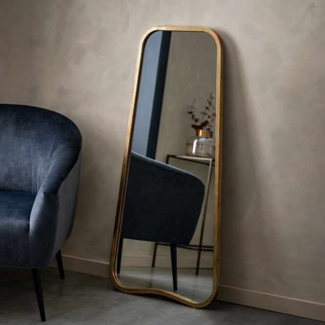 Curva Gold Large Mirror