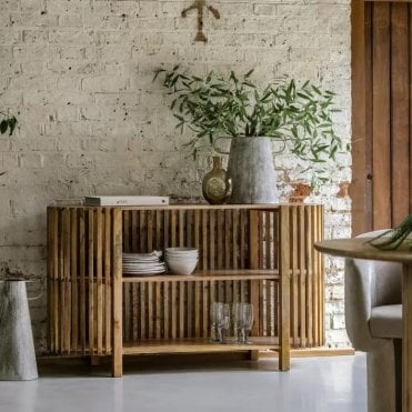 Curved Console Table