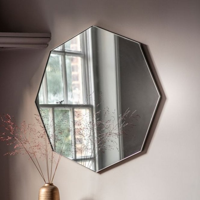 Eden Octagon Silver Mirror