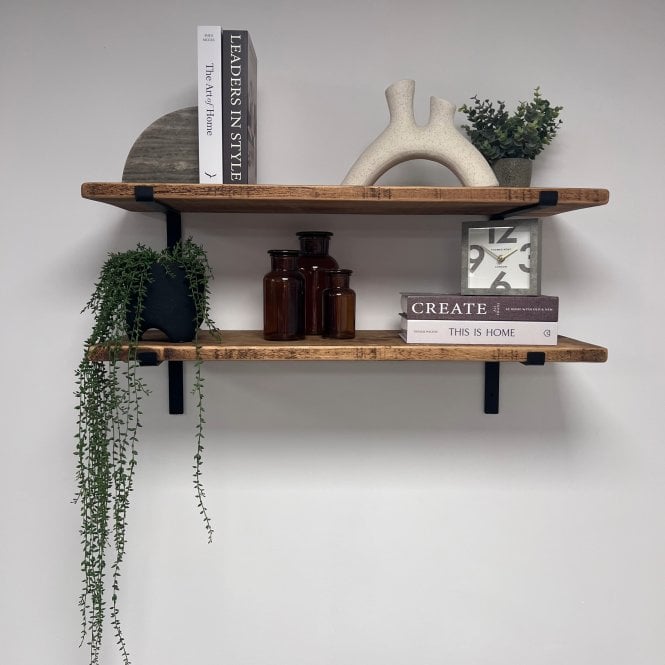 Extra Deep Shelf with Down Brackets - 25mm Thickness