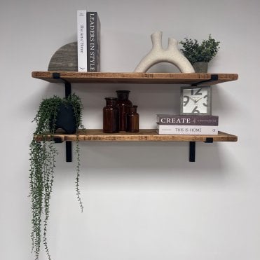 Extra Deep Shelf with Down Brackets - 25mm Thickness