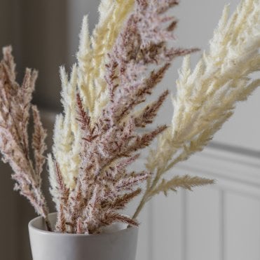 Faux Pampas Grass Stems