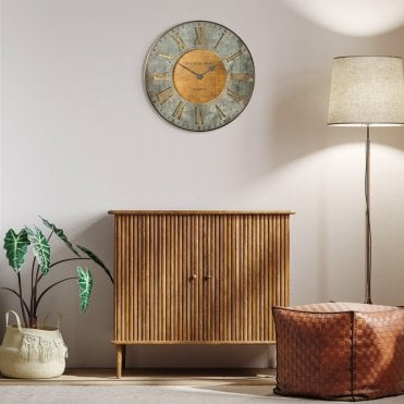 Florentine Thomas Kent Wall Clock - Gold