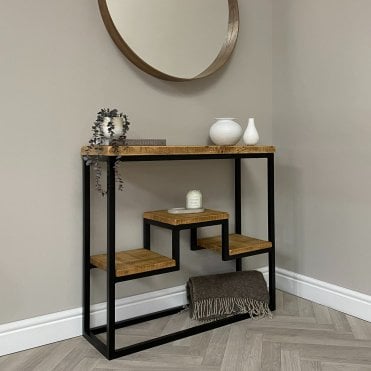 Foundry Console with Lower Shelves