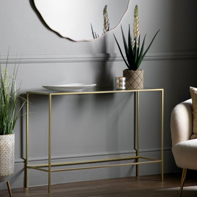 Glass Console Table