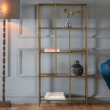Glass Shelving Unit
