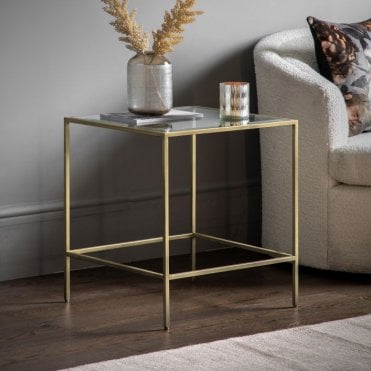 Glass Side Table