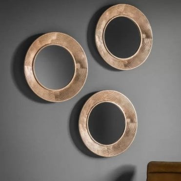Gold Zara Trio of Mirrors