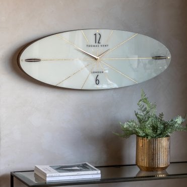 Greenwich Ellipse Wall Clock