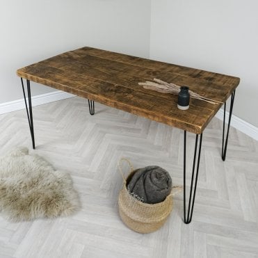 Hairpin Rustic Dining Table