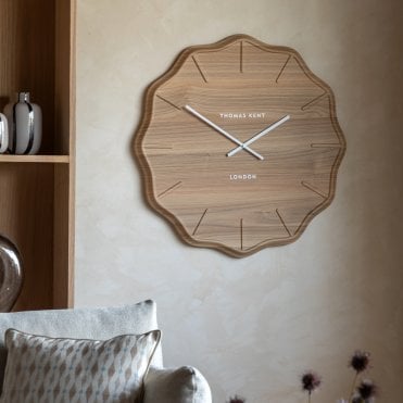 Harley Thomas Kent Wall Clock - Light Cedar