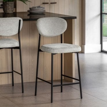Julia Natural Bar Stools - 2pk