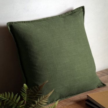 Khaki Cotton Cushion