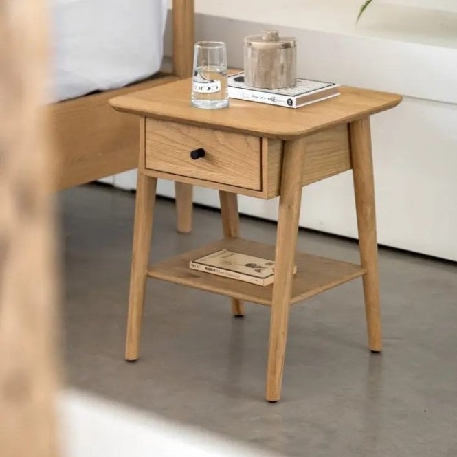 Laney Natural Bedside Table