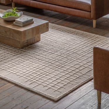 Linear Natural Tufted Rug
