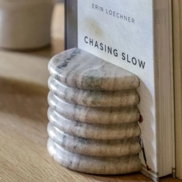Marble Bookends