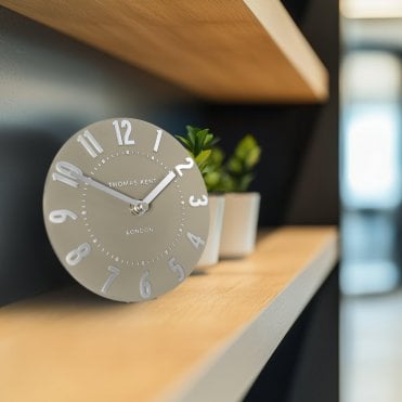 Mulberry Thomas Kent Mantel Clock - Mocha