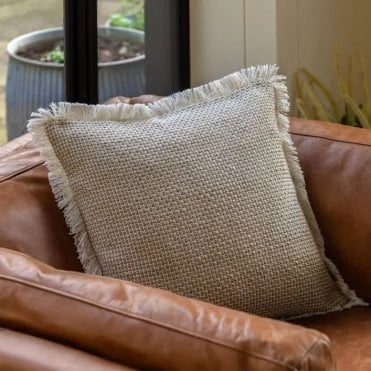 Natural Woven Cushion