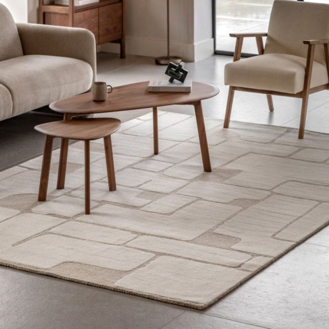Neutral Graphic Rug