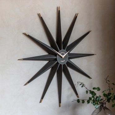 North Star Thomas Kent Wall Clock - Warm Grey