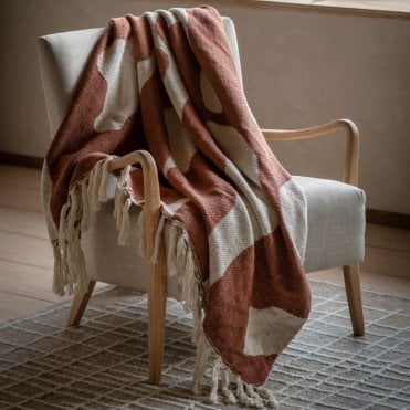 Nutmeg Abstract Throw