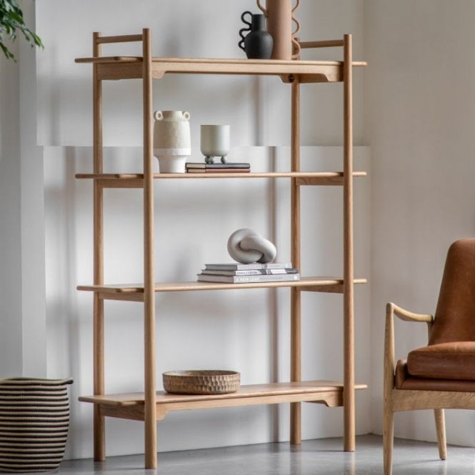Oak Shelving Unit