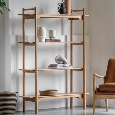Oak Shelving Unit