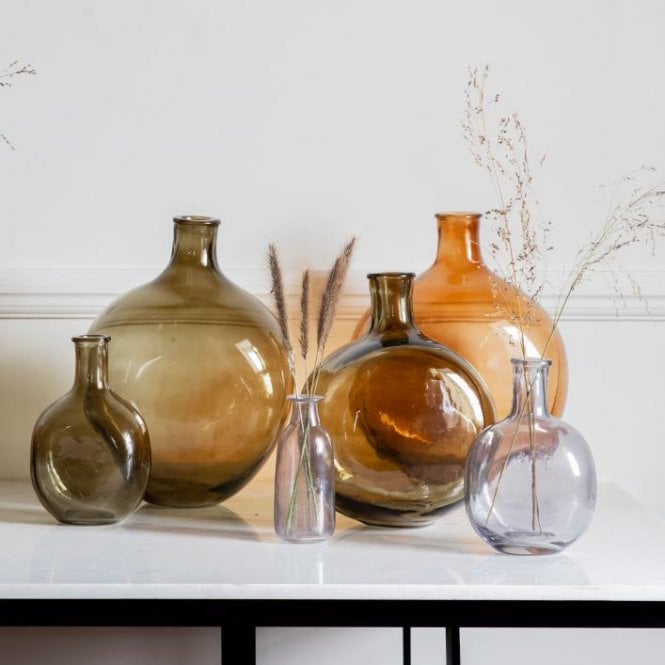 Olivia Bottle Vase - Green