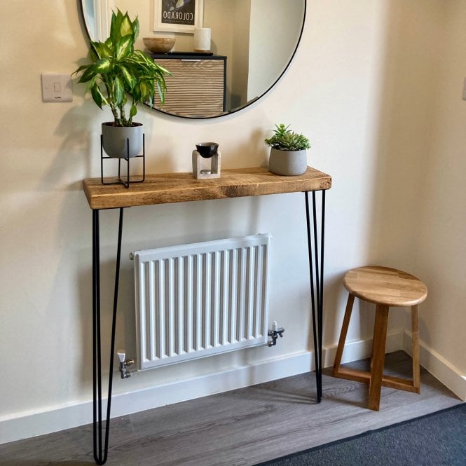 Omni Hairpin Console Table