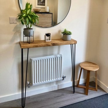 Omni Hairpin Console Table